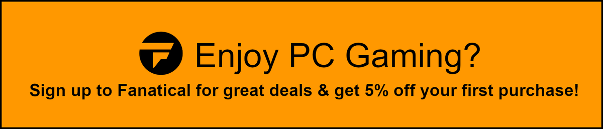 SnakedogsSpawn's tweet photo. Enjoy PC Gaming? Sign up to Fanatical for great deals &amp; get 5% off your first purchase! https://t.co/TLO2Lp6tL5

#PCGaming #PC #Mac #Gaming #Fanatical #GamingRig #PCMasterRace #PCSetup #GamingSetup https://t.co/XoUVqXxcXQ