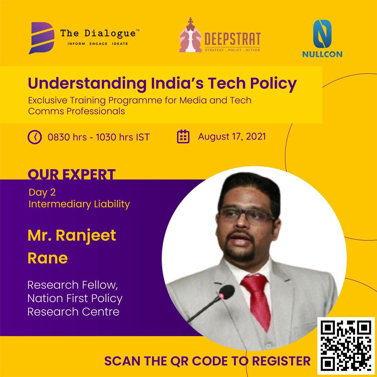 _DialogueIndia's tweet photo. Mr. @OldWonk is a #TechPolicy professional leading #PublicPolicy for @NFPRC_Ind, with a special focus on #DataPrivacy, #CyberSafety and #Security and #DataIntermediary concerns. He is also well-versed in #FinancialInclusion, #TechnologyAdoption and #ConsumerProtection. https://t.co/BRIJ8Ji0HV