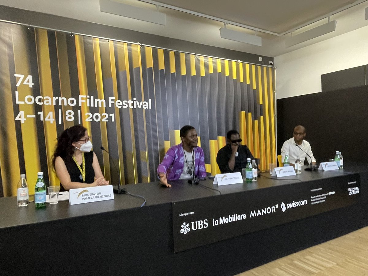 FieryCJ's tweet photo. Ladies and Gents, the World premiere of Juju Stories by the @s16collective was a resounding success. Many thanks to the cast and crew that made this dream possible. Many thanks to the @FilmFestLocarno Blessings 🙏🏾 https://t.co/FdJDqg6bIP