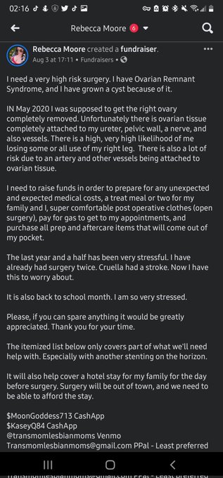 I need help. Please ❤ &amp; retweet. If you can #donate, anything you are able to donate will be amazing<a href="/tag/donate"class="tags">#donate</a><a href="/tag/health"class="tags"><span>#health</span></a><a href="/tag/help"class="tags"><span>#help</span></a><a href="/tag/blessings"class="tags"><span>#blessings</span></a><a href="/tag/fundraiser"class="tags"><span>#fundraiser</span></a><a href="/tag/surgery"class="tags"><span>#surgery</span></a>