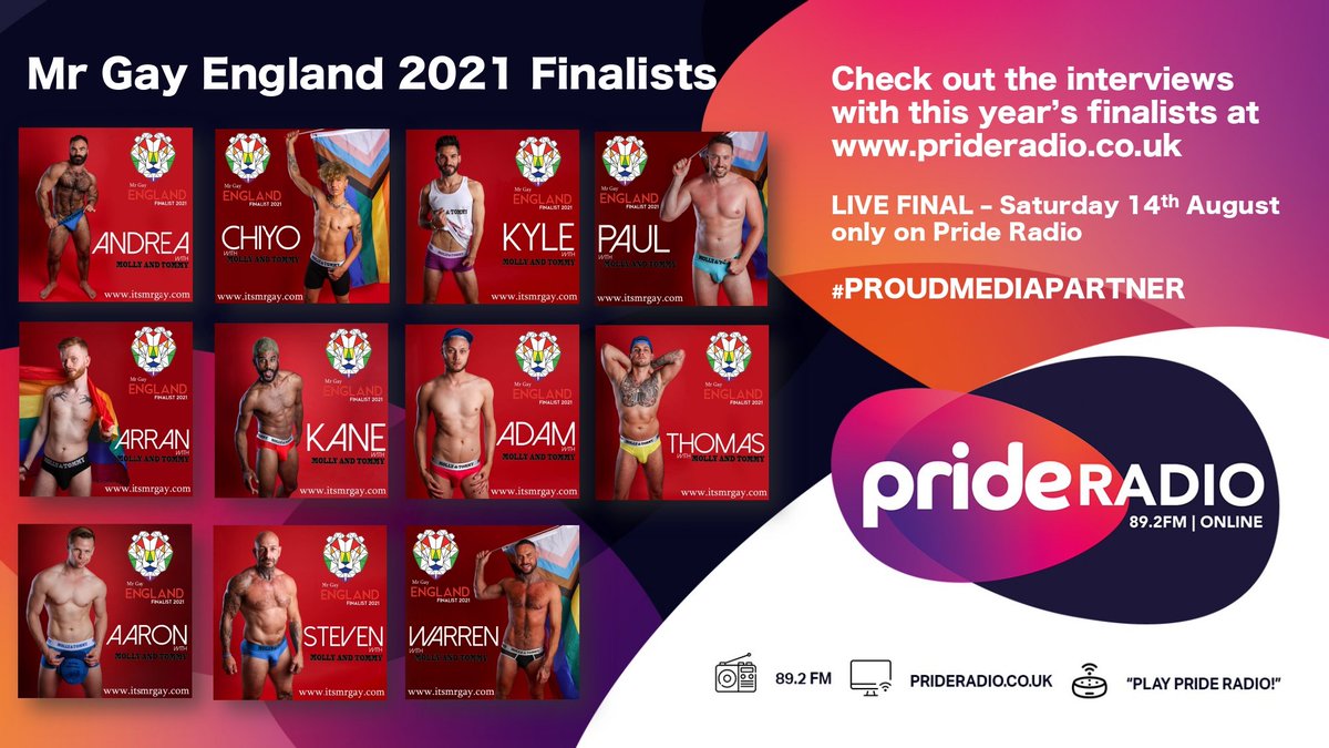 WHO WILL WIN? The Mr Gay England Finale and #MxDragEngland Finale brought to you LIVE from @AlnwickGarden on @myprideradio With our friends at @MollyandTommy1