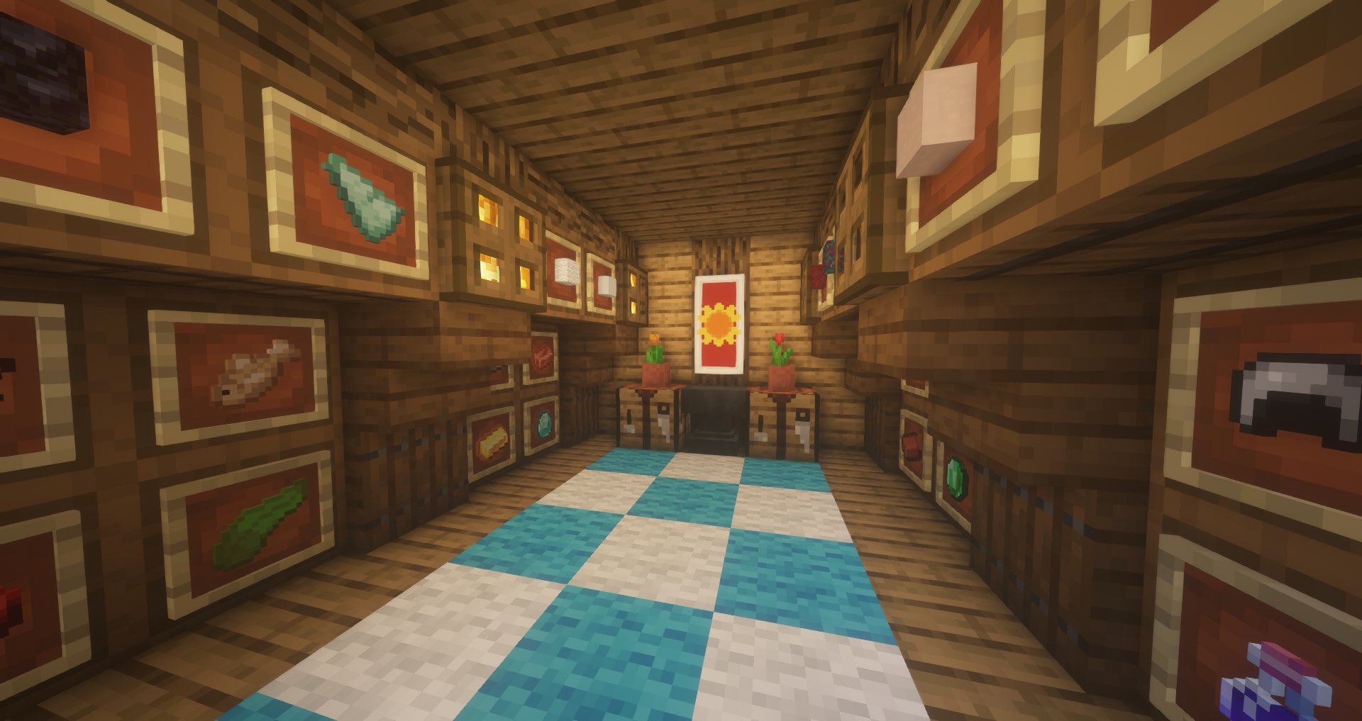 最中 Monaka 前回作った家のデザインを所々変更して 馬の収容スペースや内装も実用性のある形にしました サバイバルの拠点として作っていこうと思います Minecraft Minecraft建築コミュ バニラ建築学部 T Co Q0dqieis1p Twitter