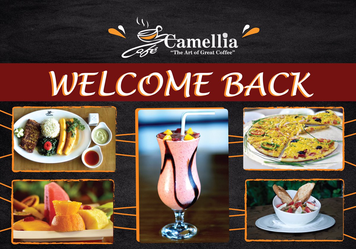CafeCamelliarw's tweet photo. ALL @CafeCamelliarw BRANCHES are now OPEN 😍 and we are humbled &amp; excited to give you the #best services like always!👌🏾
•
•
Do you miss your #favorite meals?  
Visit us and enjoy the best #coffee, delicious #meals &amp; most mouthwatering #beverages in #Kigali 
•
😍WELCOME BACK😍 https://t.co/pSO6IZFgtX
