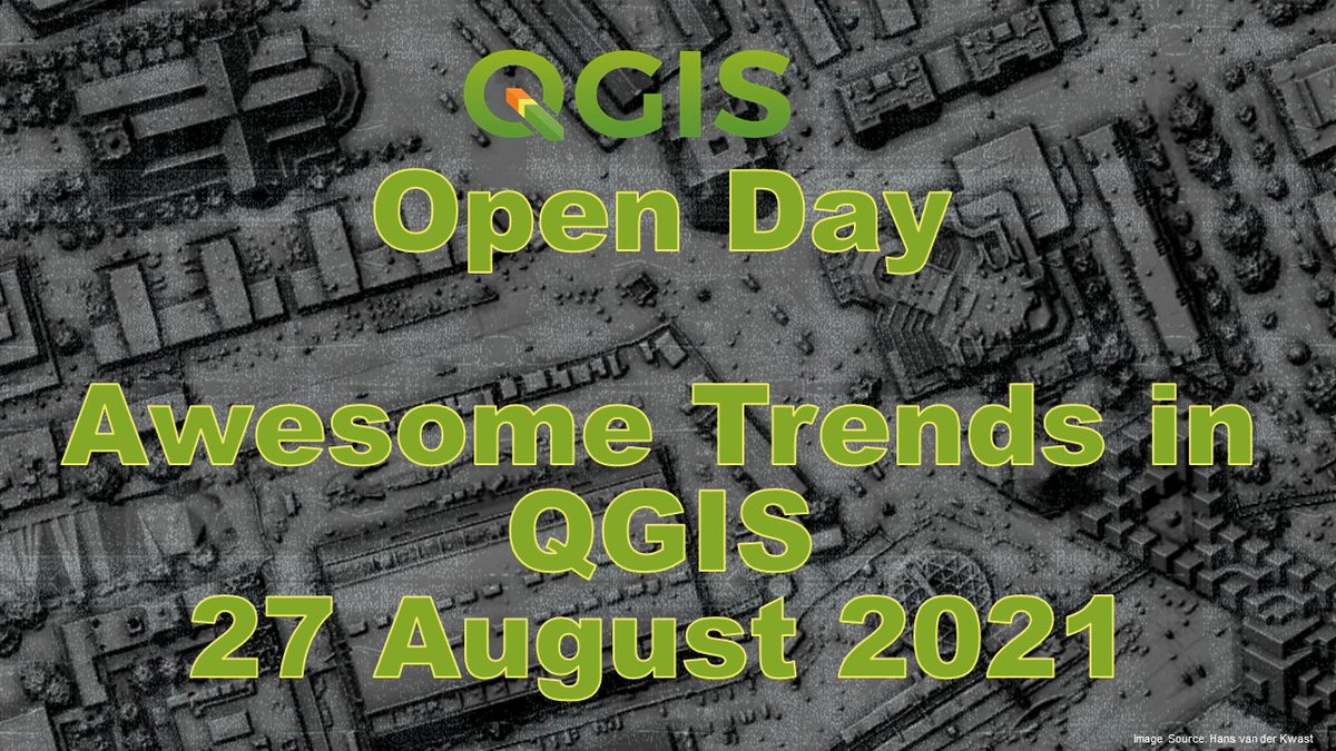 The next #QGISOpenDay is on Friday the 27th of August. The theme is “Awesome Trends in QGIS'. If you have #AwesomeTrends to share, give a live session on the day. for more info see: github.com/qgis/QGIS/wiki… or contact @amzenviro or @AbiTilodi