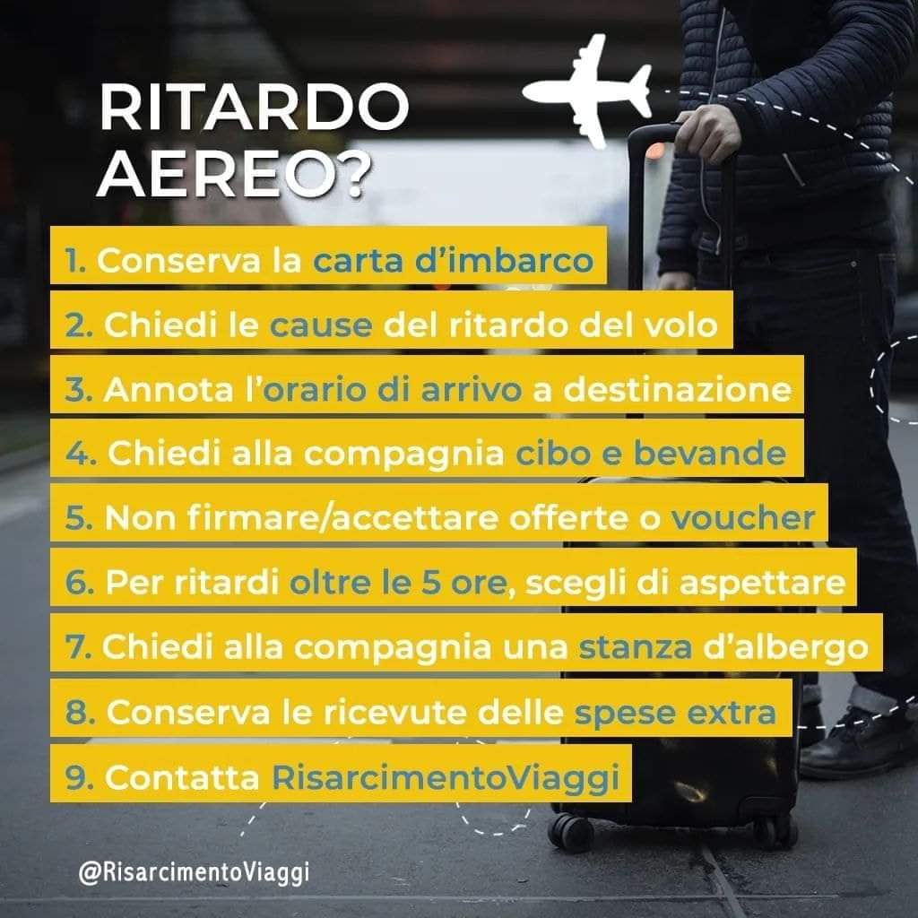 #Volo cancellato oppure in #ritardo? Ecco semplici consigli da seguire... #risarcimentoviaggi #indennizzo #tutela #passeggero #aereo