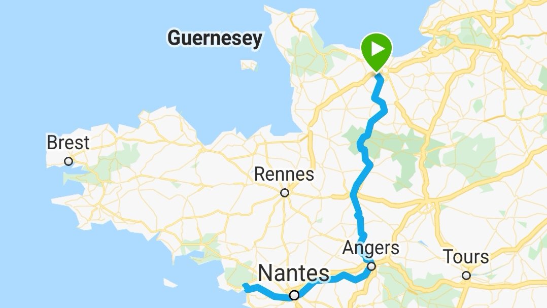 BureauChris's tweet photo. 🚴♂️7 jours, 522 km, de
@Caen_Normandie à @VilleStNazaire sur @LaVeloFrancette et la #LoireAVélo 🌦️🌬️⛅️🌤️
@CalvadosDep @CalvadosTourism
@ornedepartement
@lamayenne
@Maine_et_Loire
@loireatlantique
🚲#cyclotourisme #voyageavelo #biketravel #touring #Trek520 https://t.co/CP2TwINlVa
