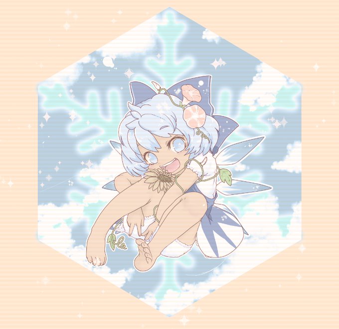 #青を見て体感温度をさげる
こういうタグの時のチルノは最強 