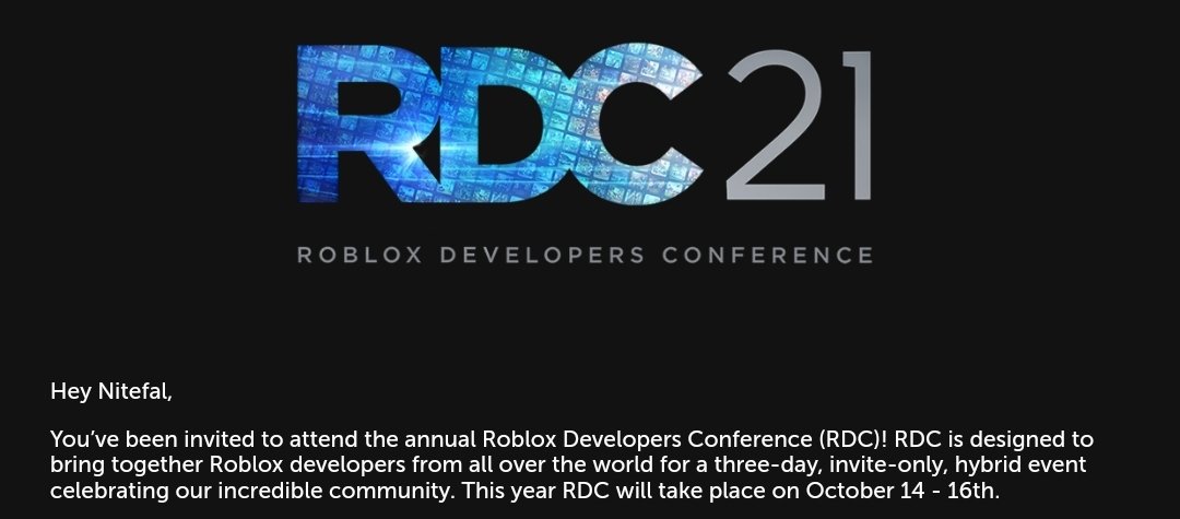 NitefalRBX's tweet photo. See you at #RDC2021 ! 😄 https://t.co/1TBI6hrx2c
