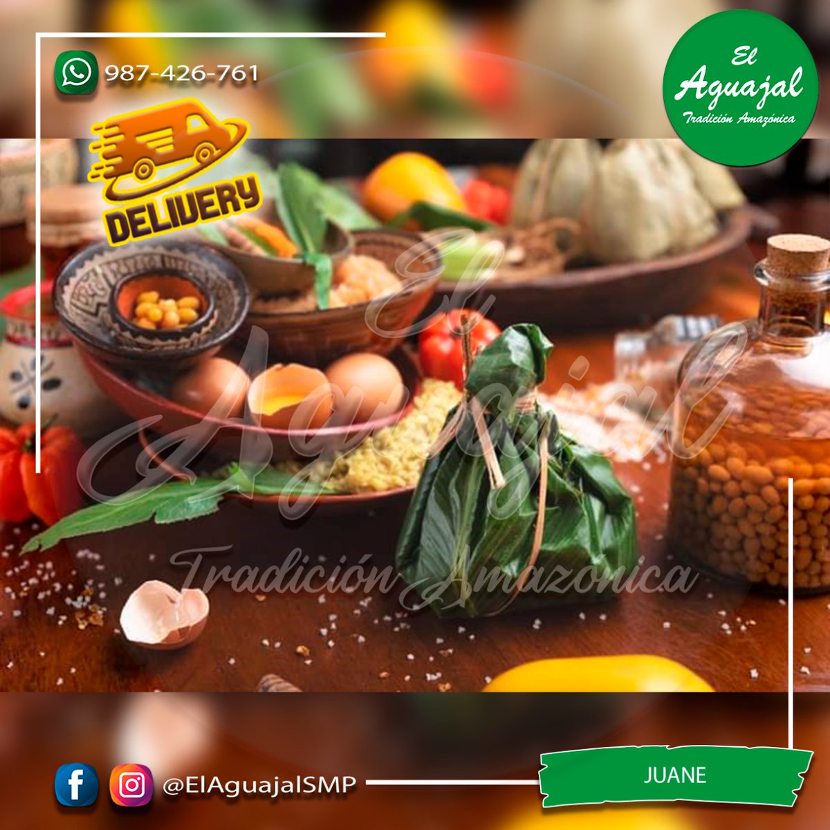 ElAguajalSMP's tweet photo. Nuestro riquísimo juane 🤩 no puedes dejar de probar nuestro plato principal 😋🥘🍛🍲🍡🍹
Ya estamos atendiendo en: 
📌  Av Canta Callao cruce con Av. Alisos 
Síguenos en nuestras Redes:
🔰 IG y FB : @elaguajalsmp 
Delivery: 
🛵 https://t.co/cZUdzfV23V https://t.co/ClubtacdL3