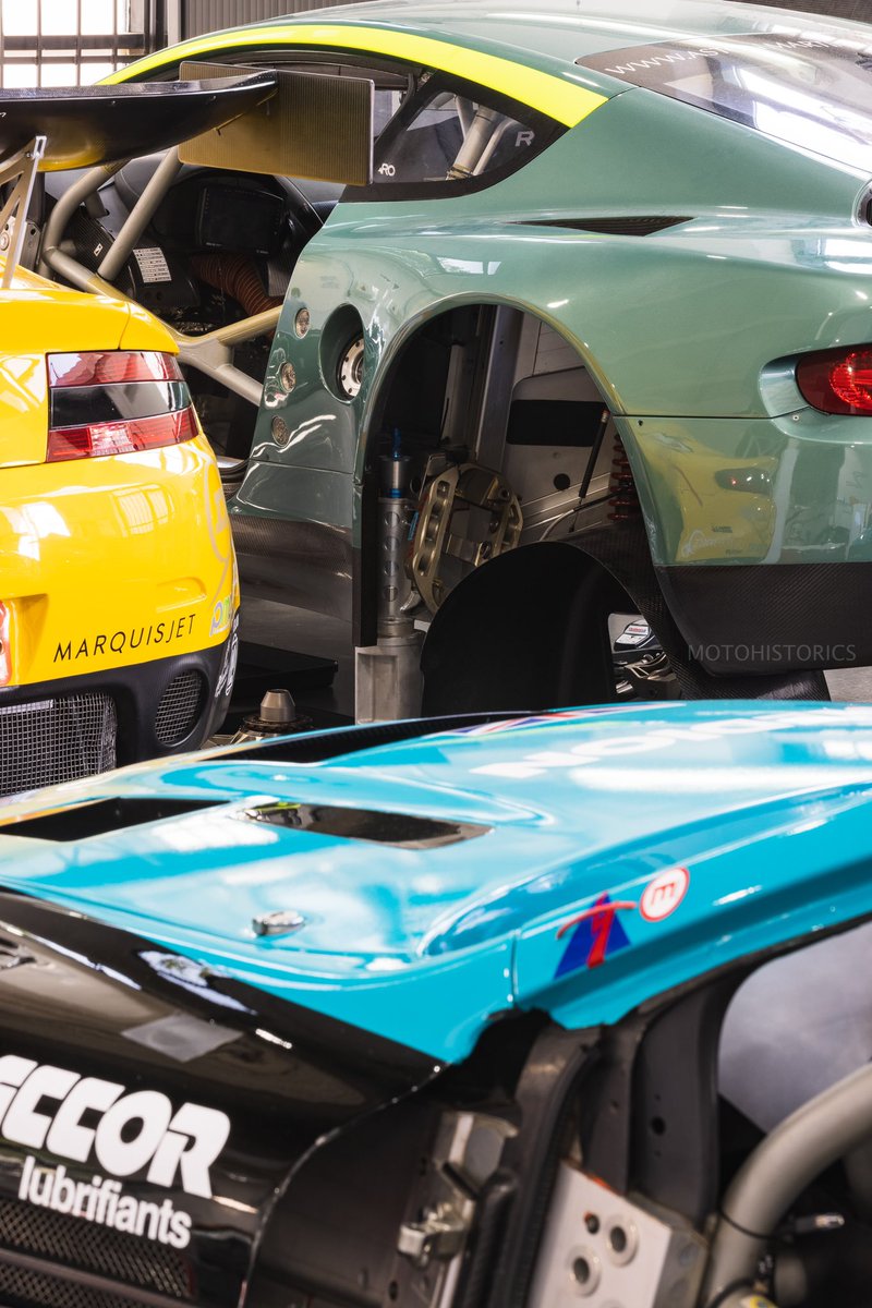 motohistorics's tweet photo. A S T O N M A R T I N #Motohistorics #roadtolemans #dbr9 #v8vantage #lemans24 #supportrace #enduranceracinglegends #FridayFeeling #workshop 📸rob overy https://t.co/lf2CwKKMtg
