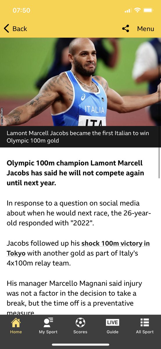 marmohwi's tweet photo. A tale of envy and irony of fate…
After several days of insinuations raised by UK media on LMJ’s miraculous Olympic performance, Ujah gets suspended for doping… just SAD all around! To be continued… https://t.co/WYMpCIcxlK