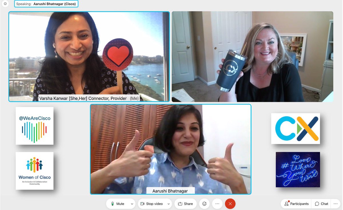 VarshaKanwar's tweet image. “When you Learn, Teach;
When you Get, Give” #Hi5Fri @alesiah for being an extraordinary influencer &amp;amp; connector. Looking forward 😍 to partnering with you and the dynamic Aarushi Bhatnagar to shape #CiscoAPJC Emerging Leader Executive Shadow Program. #WeAreCisco #MultiplierEffect