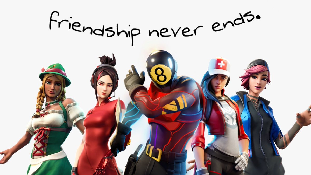 Friendship never ends.

Dedicated to those people who has a place in my heart 💓

@FnDemal @Rodri_Artist @Keiji_suke @RemedyVsToxin

#FortniteArt 
#friendshipneverends