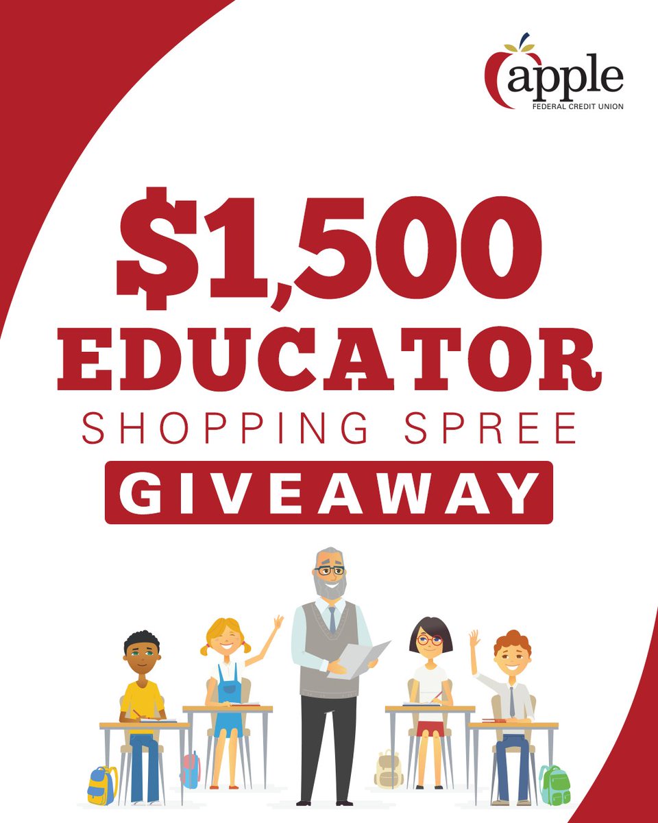 At Apple, we know educators. We know all the prep that goes into getting ready for new students. This year, we want to take last year’s nearly vacant classrooms to the next level by giving away $1,500.💰🥳

Enter for a #chancetowin by Mon., 8/23! ✨ bit.ly/3s9Bdwd ✨