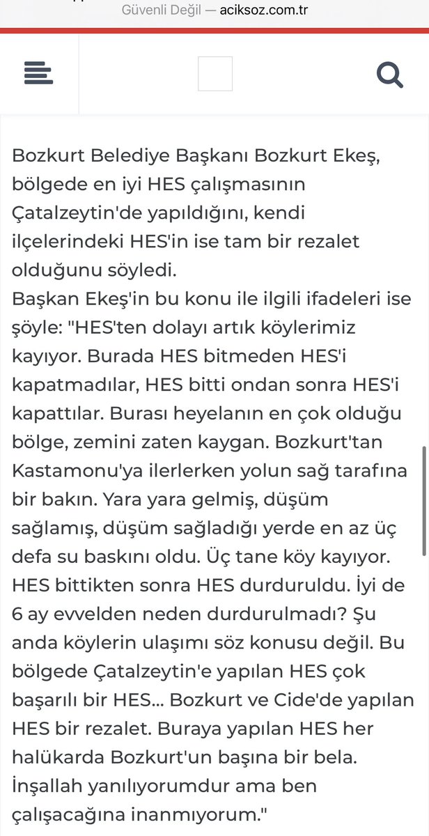 muratagirel's tweet photo. 4-Başkan ‘’HES ten dolayı Köylerimiz kayıyor.HES bitti.HES’e kapatma kararı çıktı!’’ https://t.co/1o5m984ENz