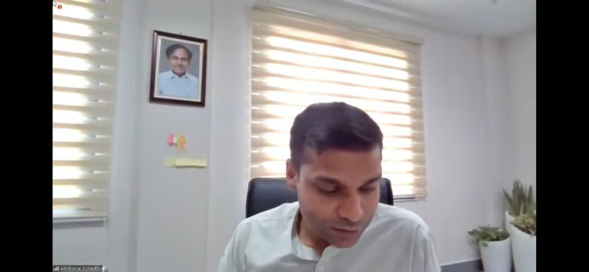 swachhasiddipet's tweet photo. our @AcSiddipet sir partcipated #CollectorSamvad and elobarated district specific action plan and existing programs on #SLWM #ODFPLUS interventions. @swachhbharat @TSSBMG @Collector_SDPT https://t.co/4bCypQw5JH