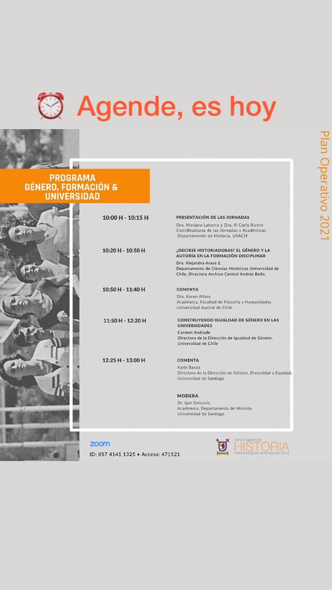 InvesAyH's tweet photo. Los invitamos a la última sesión. Se dará tiempo para conversar sobre nuestra formación universitaria y la Ley de Acoso Sexual y Laboral de Género en la Educación Superior. #Sumense en esta cruzada que el Departamento incluyó en su hoja de ruta. https://t.co/ZtTRloSnUv