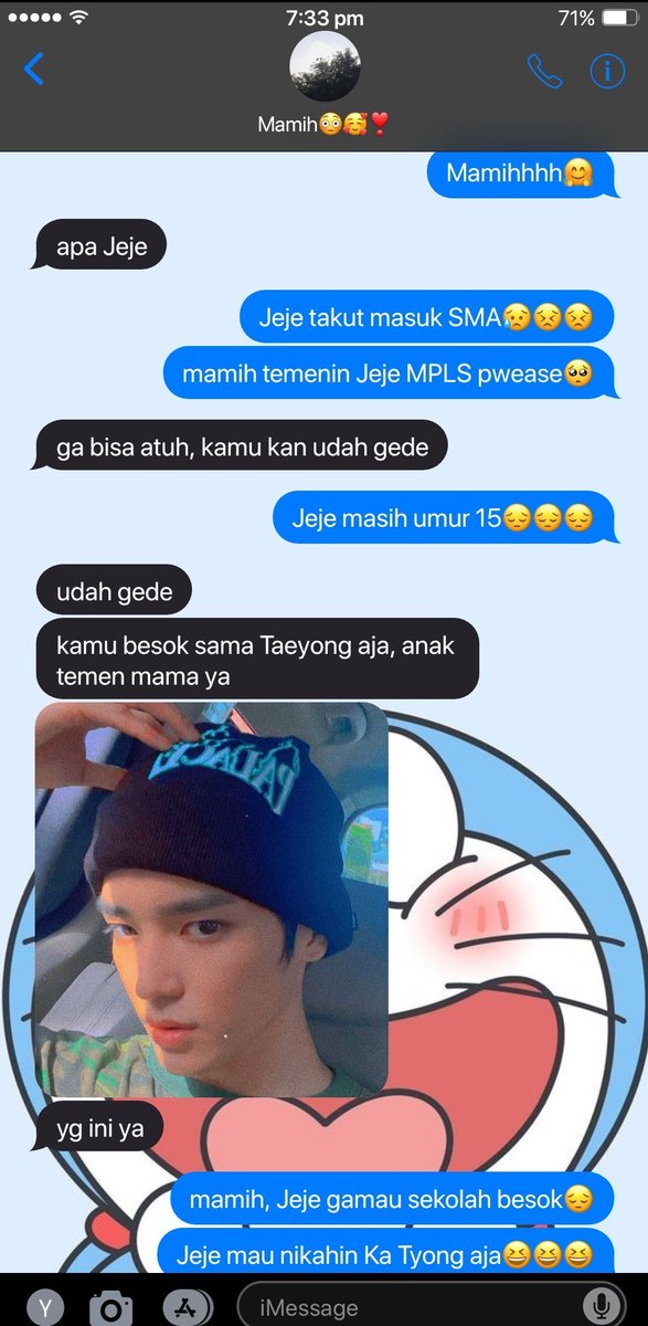 lrnciaa's tweet photo. jaeyong short au
- Jeje si bocil doraemon(ers)

"mamih, Jeje gamau sekolah besok😔 
Jeje mau nikahin Ka Tyong aja😆😆😆" https://t.co/wKLonWR5FO