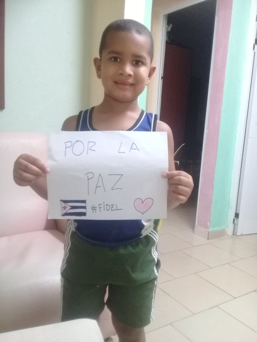 #YoSoyFidel. Mi hijo es #Fidel. #LaUCIEsFidel.  #Cuba es #FidelPorSiempre. 
Gracias Comandante Eterno por enseñarnos a amar y luchar sin descanso ni miedo por nuesta Paz. #FidelPorSiempre
<a href="/universidad_uci/">Universidad de las Ciencias Informáticas</a> <a href="/centrofidel/">Centro Fidel Castro Ruz</a> <a href="/DiazCanelB/">Miguel Díaz-Canel Bermúdez</a> <a href="/GHNordelo5/">Gerardo Hdez. Nordelo</a> <a href="/nataliauci16/">Natalia 🇨🇺</a> <a href="/raydelmp/">Raydel Montesino Perurena</a> <a href="/marthadelcmv/">Martha del Carmen Mesa Valenciano</a>
