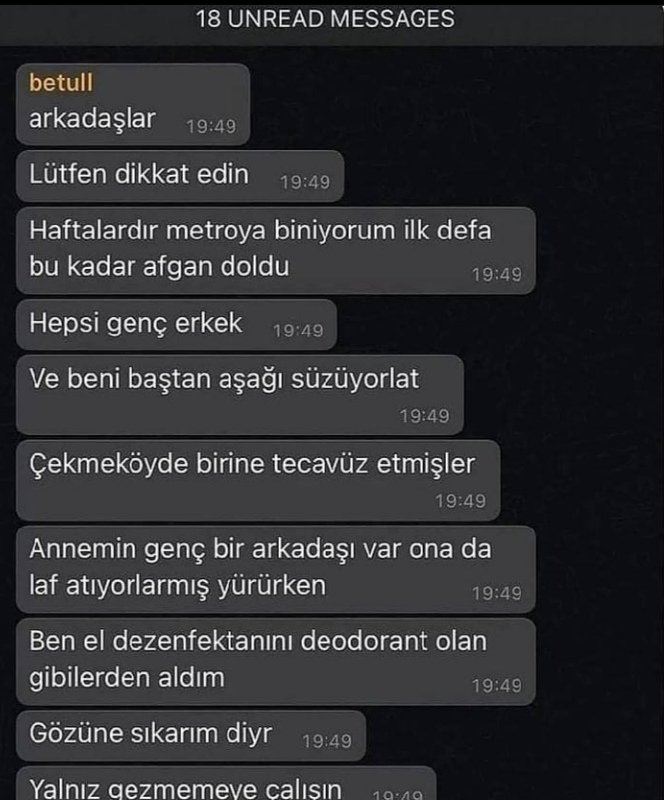 darkstreets34's tweet photo. Eserine bakıp gurur duy.
Sayende halk artık kendi ülkesindeki sapık katili bıraktı afganı Suriyeliyi düşünüyor.
Milyonlarca insan kızını kardeşini sokaga çıkartmadan önce kırk defa düşünüyor.
Neyse çok uzattım kısacası seni ve senin o sikik din kardeşlerini istemiyoruz. 
Gidin! https://t.co/AwsmkkhdAh