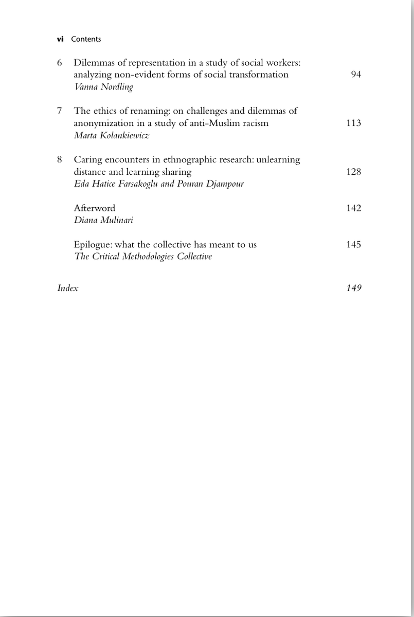 Pankhuri_A's tweet photo. 📢(OPEN ACCESS FREE #EBOOK!)✨

The Critical Methodologies Collective is thrilled to share its first book. Drawing on 9 #PhD projects, we open our ❤️❤️ to share what it means to acknowledge &amp; sit with discomforting moments in #qualitative research. 🧡🏳️‍🌈

(1/3) https://t.co/3sykAYZAFp