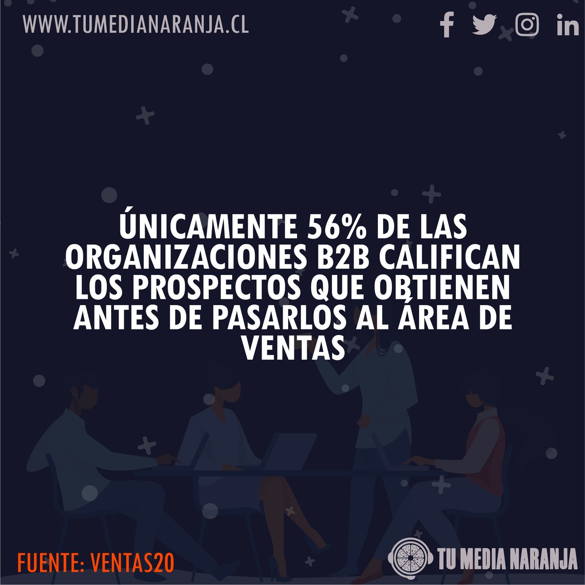 La importancia de la pre-calificación 💯 de prospectos de venta debería ser indiscutible, el tiempo y los recursos 💸 que pierde un vendedor al tratar con prospectos no calificados es muy grande y no debe ser pasado por alto 🚨
#TMN🍊 #GeneradoresdeDemanda #Prospección #Pipeline