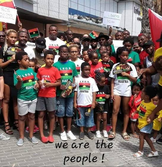 We Teach Our Children To Abhor Nigeria & Swear To Restoration Of The Beloved Motherland Biafra. 

Self Determination Isn't a Call For War As They've Made Fulani To Understand, And If The Price Is War, We Shall Pay It To See Our Homeland Restored.#IstandwithNnamdiKanu
#BiafraExit.