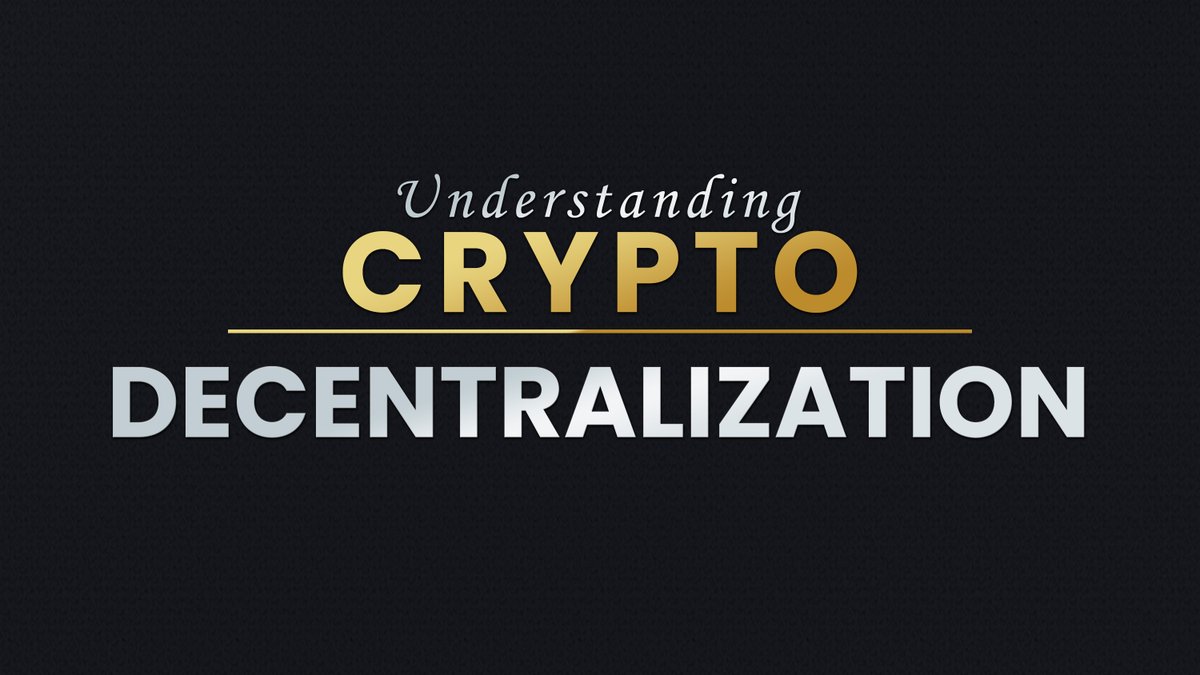 ProperSix's tweet photo. Decentralization - why is it important? What does it actually mean, to have a decentralized financial system? Do we need it? Read about it in "Understanding Crypto".

https://t.co/uJGlhiIvY2

#ProperSix #blockchai #decentralization #DeFi #definews https://t.co/2L6ZUEj6BV