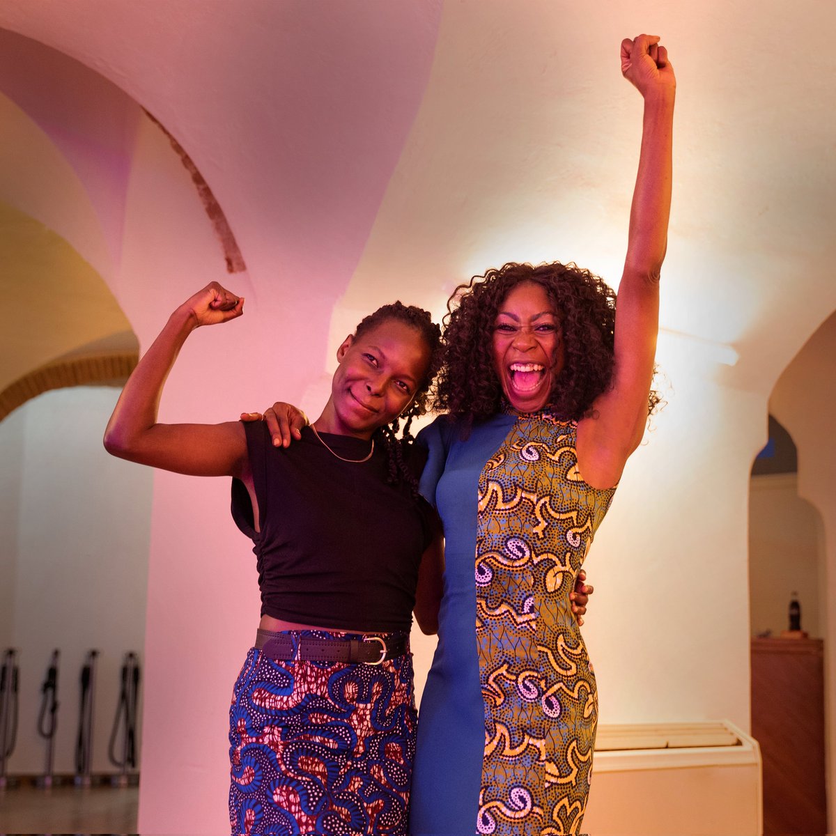 It was a pleasure to dress <a href="/MARGAMBANDE/">Marga Mbande</a>  and to enjoy her great voice and good vibes at her concert at <a href="/TARANTOSCLUB/">TARANTOS CLUB</a> Club in Barcelona, ​​
with the power of The Cleftones  band behind. 
.
Amazing black night and waiting for you to launch your new work in September.
📷: yerafain