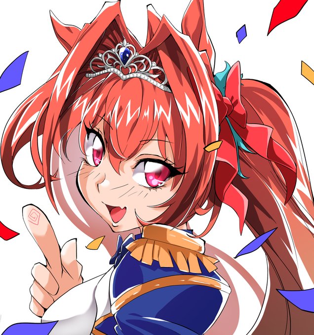 90年代に流行った絵柄でダスカちゃん
時間空いたのでちょいと落書きw

この年代の絵柄好きな人いるかな?
いたらいいな～
#ウマ娘
#ダイワスカーレット 