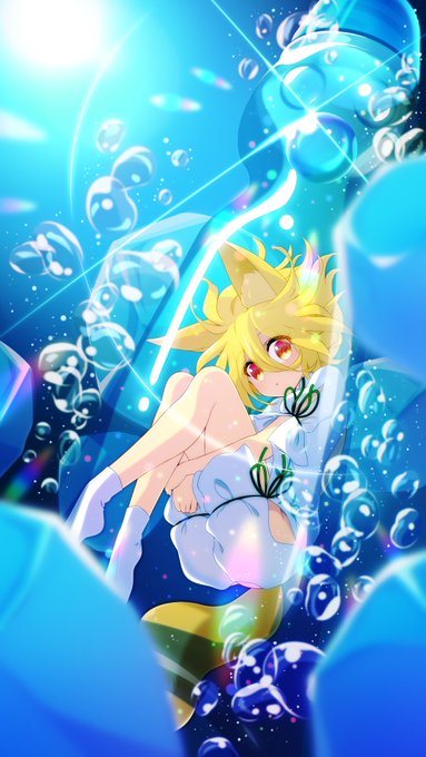 残暑見舞いのラムネサイダーフォックス 