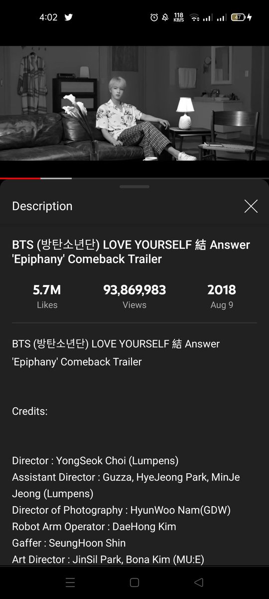 VonRyan94929943's tweet photo. @SeokjinGlobal Epiphany 👑
#1100DaysWithEpiphany https://t.co/sGlWkAJMrj