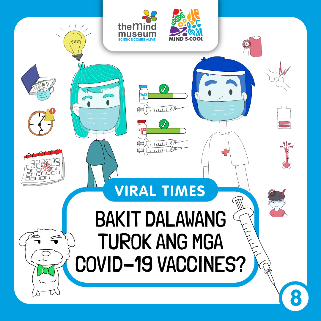 themindmuseum's tweet photo. VIRAL TIMES: Issue #8

Habang hinihintay ni Maritess sina Susan at Cardo, naisipan na naman niyang mangulit at magtanong tungkol sa side-effects at dami ng dose ng bakuna na kailangan. Ano kayang matutuklasan niya?
#ViralTimes #TheMindMuseum #MindSCool #COVID19 #vaccines https://t.co/ZJUhpV3eWd