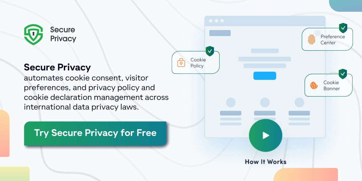 SecurePrivacyAI's tweet image. Try #SecurePrivacy ✅ and obtain compliant cookie 🍪 banners for your website.
Your customers will appreciate it.
 
Get your free trial: secureprivacy.ai