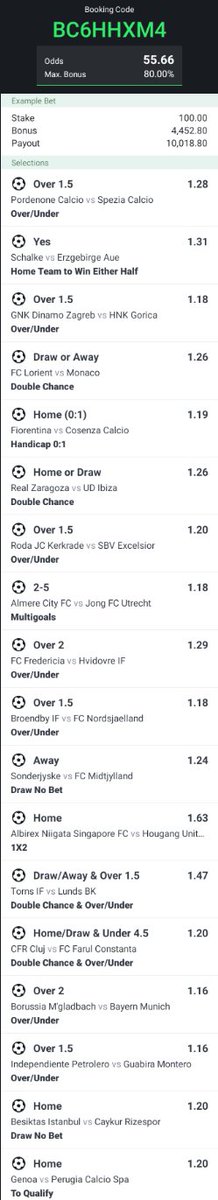 Daily_booom's tweet image. Sportybet Lovers
55odds &amp;amp; 72odds 
Edited to 20odds👉BC6HJAHN
Gamble Responsibly 🔞
Get on sportyBet
Via this link bit.ly/2EHgE54
@sportingking365