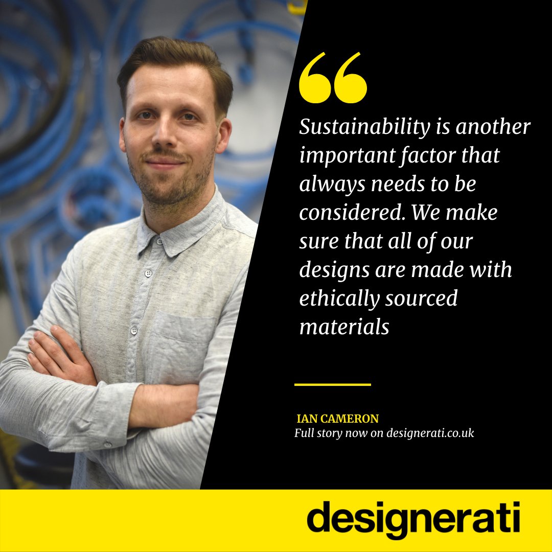 "Sustainability is another important factor that always needs to be considered. We make sure that all of our designs are made with ethically sourced materials." - Ian Cameron, Creative Director of Empty State and Cameron Design House.

<a href="/camerondesign/">Cameron Design House</a>

designerati.co.uk/designeropinio…