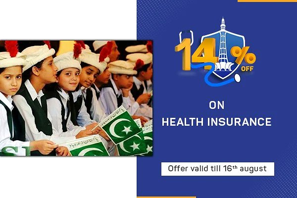 This independence week, lets get azaadi from hospital bills ki tension ! 
Smartchoice.pk is offering 14% Discount on all health insurance plans. 

This is a limited time offer visit smartchoice.pk or call us at 021 111 212 212 to get Azaad!