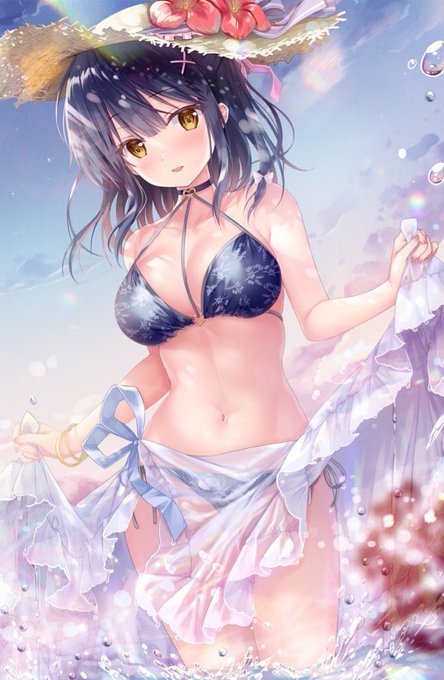 あついので
#青を見て体感温度をさげる 