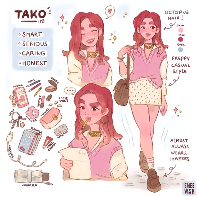 new ref for Tako! 🐙💗 