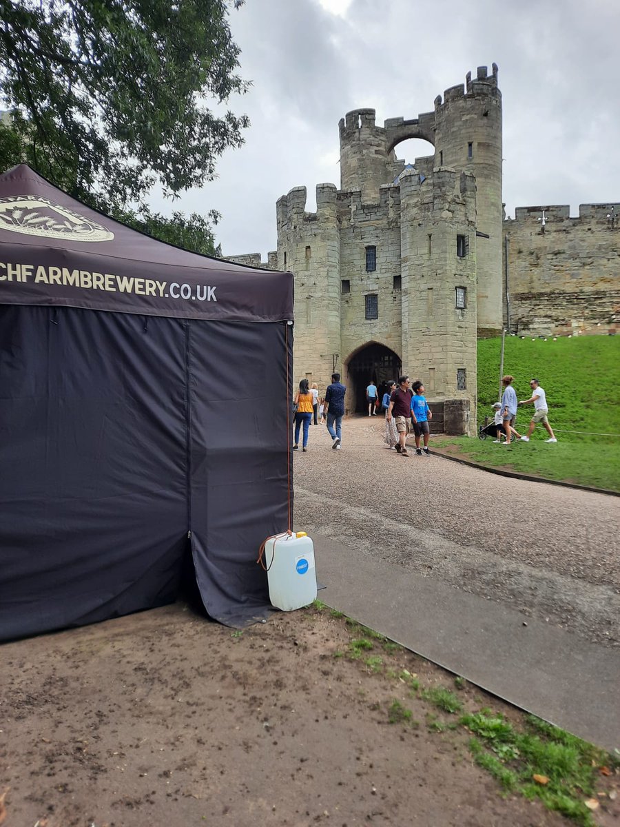 Spotted at Warwick Castle yesterday. The "Finest" way to upcycle 😉 <a href="/ChurchFarmBrew/">Church Farm Brewery</a>