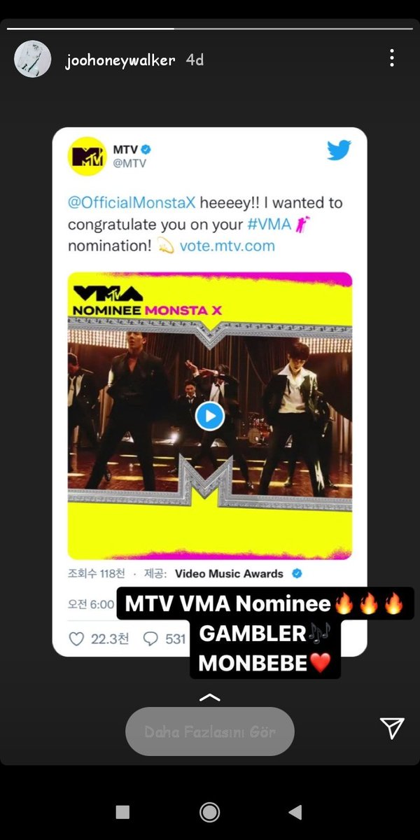 mxbebeee's tweet photo. Our Honey says "VOTE" monbebe
#MONSTAX #monstax_VMA #monbebe #wenee
https://t.co/qbXzOrqJp2 https://t.co/lOkLysLtuK