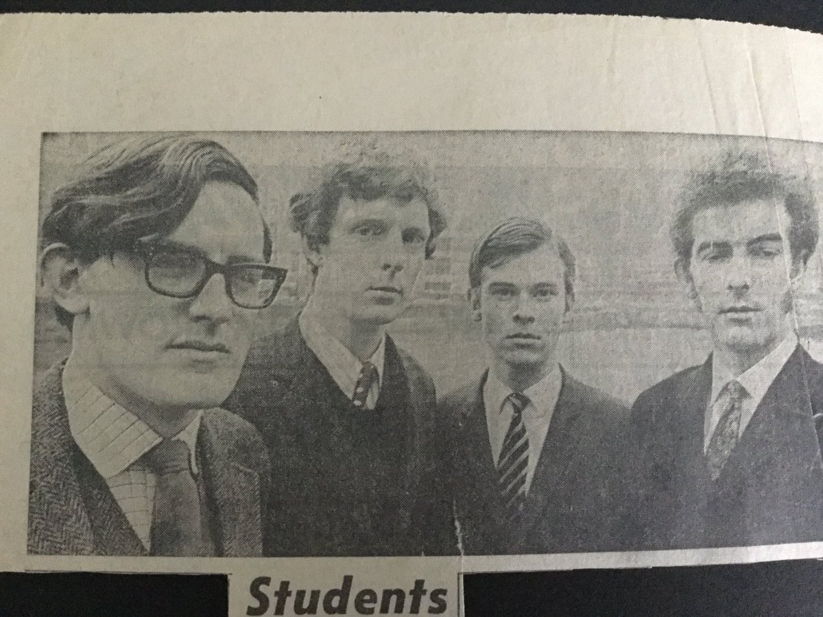I am remembering my brother Vivian Lavan R.I.P. on his 10th Anniversary 13-8-2011 seen here 1969  @ucd with fellow students Denis McCullough, David Byrne, Ian Candy as they founded ⁦<a href="/flacireland/">FLAC</a>⁩ - continued success #FLAC