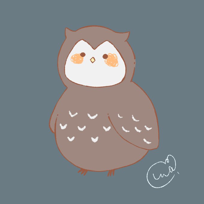 フクロウのtwitterイラスト検索結果