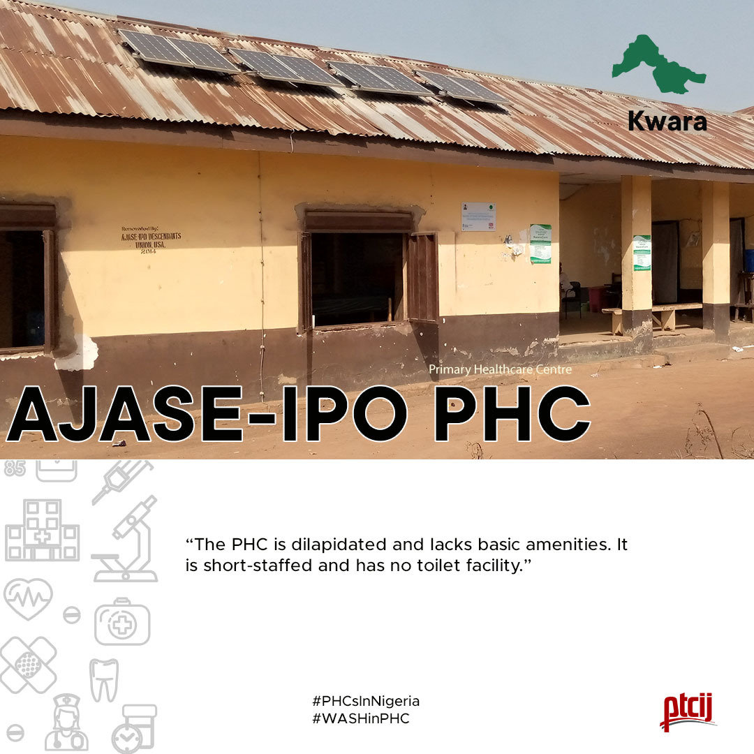 CJIDAfrica's tweet photo. Ajase-Ipo PHC in Kwara State is dilapidated, short-staffed and lacks basic amenities. #PHCsInNigeria #WASHinPHC https://t.co/tvqCCUCRBm