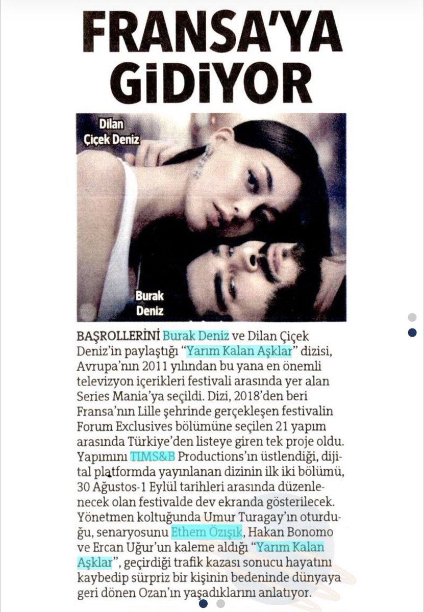 sagyasarburak's tweet photo. Tebrikler 👏👏 😉😎
@_denizburak @dilandeniiz #ethemözışık
@HakanBonomo @ercanugur 
@timsandb @BluTV 

@Hurriyet den alıntıdır. https://t.co/ELCql2nc9O