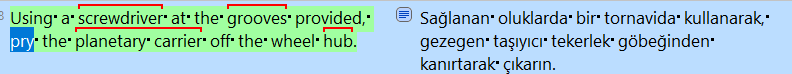 Kanırtarak olmamış orda, bağırta bağırta çıkarın demesi lazımmış