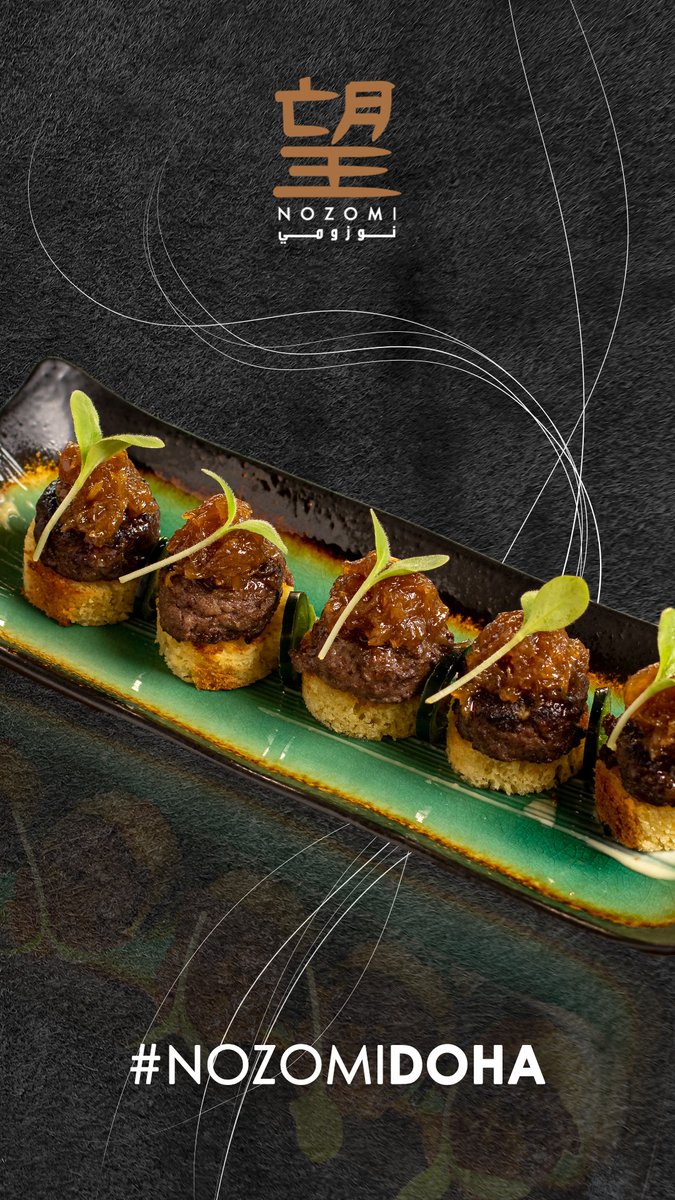 NozomiDoha's tweet photo. Robata Grilled Wagyu Beef sliders served with yuzu koshu mayonnaise, onion marmalade and homemade brioche 🍔😋

⏰ We are open for All Day Dining on Friday &amp; Saturday

📞 +974 4035 5089

#Nozomi #NozomiDoha 

#Lunch #Dinner  #Doha #Qatar #UniqueDiningExperience #weekend https://t.co/DqHVCXrZmG