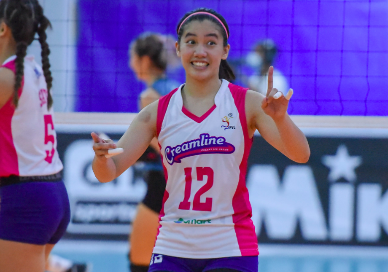 risesportsnet's tweet photo. Best Setter:

JULIA MORADO
Creamline Cool Smashers

#PVL2021 https://t.co/DBEfJToTwu