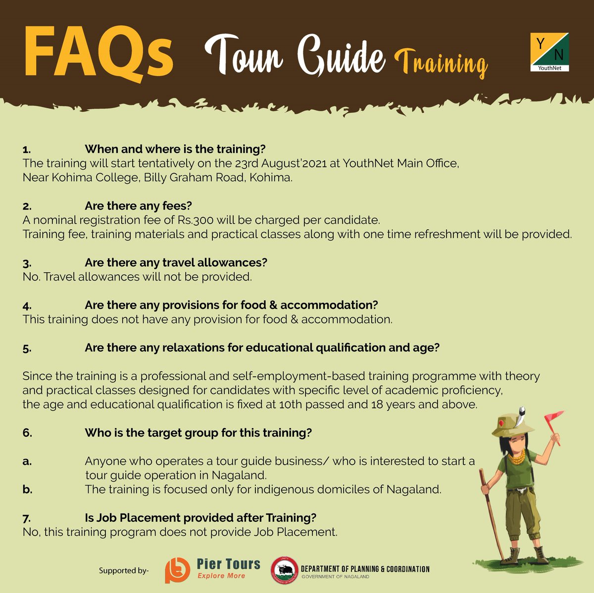 YNnagaland's tweet image. FAQs #TourGuideTraining #YouthNet
