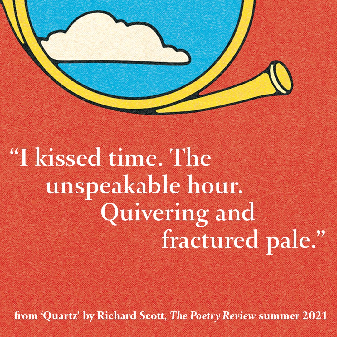From 'Quartz' by Richard Scott - another gem from the summer 2021 edition of The Poetry Review. Become a Poetry Society member to receive the Review four times a year - more info here: ow.ly/Vk6t50FKmkK #poetry #poetryreview